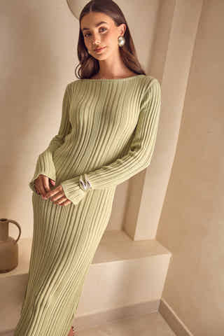 Structure Knitted Dress