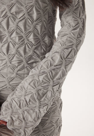 Structure Long Sleeve Midi Dress