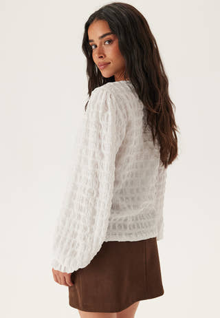 Structure Puff Sleeve Top