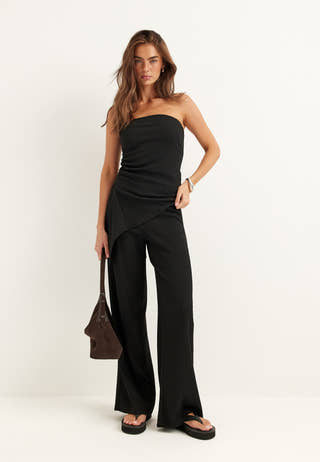 Structure Wide Trousers