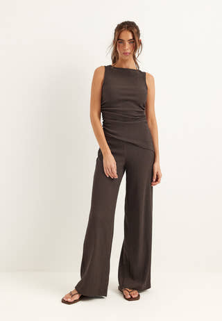 Structure Wide Trousers