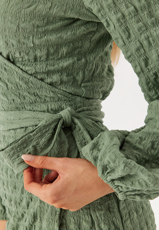 Structure Wrap Dress