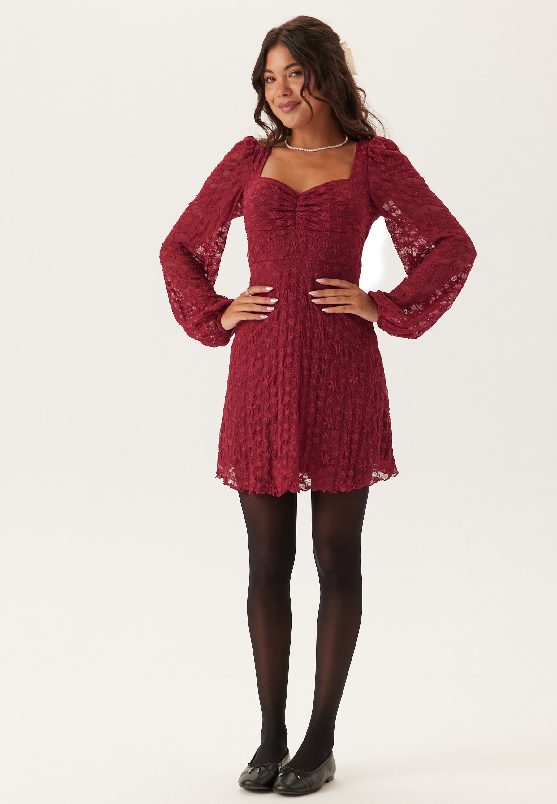 Bubbleroom Sweetheart Short Lace Dress Christmas dresses Red Bubbleroom Sweetheart Short Lace Dress Christmas dresses Red