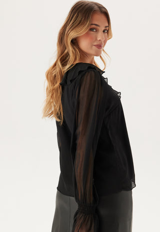 bubbleroom-v-neck-frill-ls-chiffon-blouse-black_1