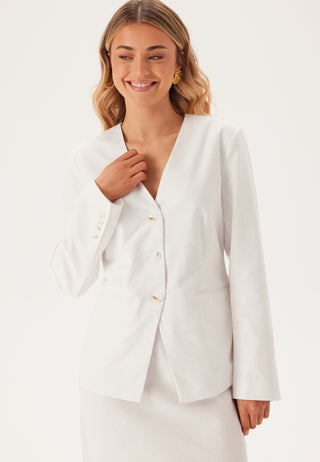 bubbleroom-v-neck-shaped-blazer-offwhite