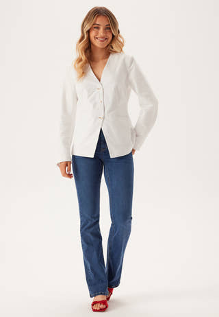 V-neck Shaped Blazer