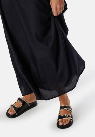 Viscose V-neck Maxi Dress