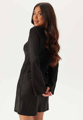 Waterfall Satin Dress