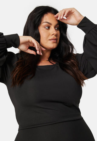 Gry Balloon Sleeve Dress