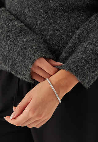 Elastic Tennis Bracelet Crystal