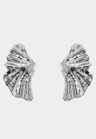 Feather Earring Steel