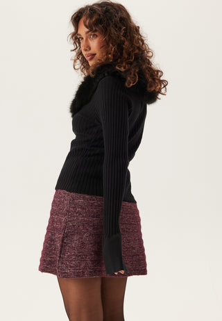 Faux Fur Cardigan