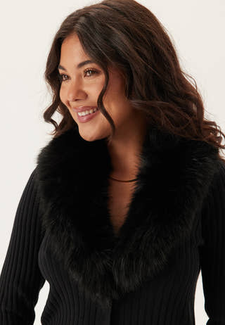 Faux Fur Cardigan