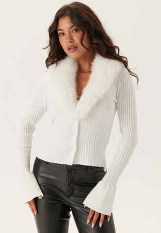 Faux Fur Cardigan