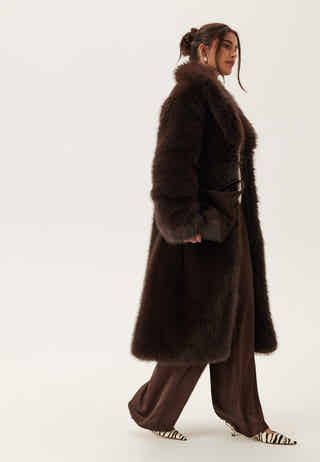 Long Faux Fur Coat