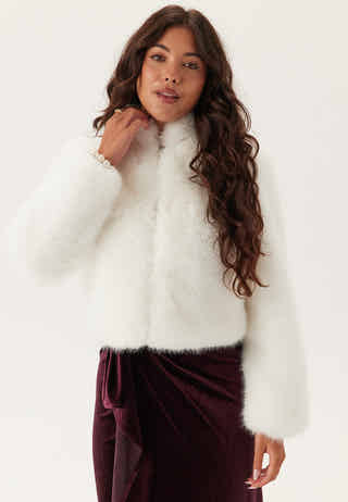 Short Faux Fur Jacket