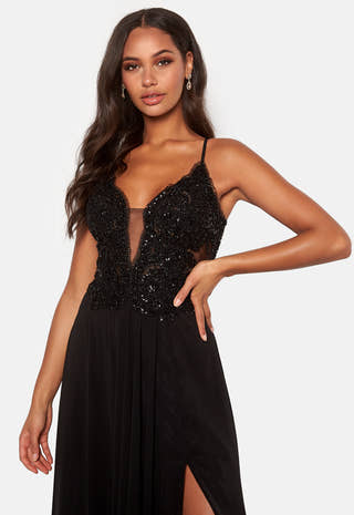 Embellished Prom Dress