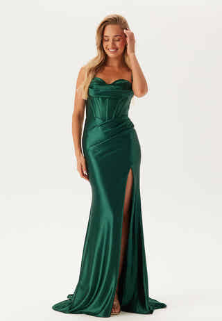 Satin Evening Dress