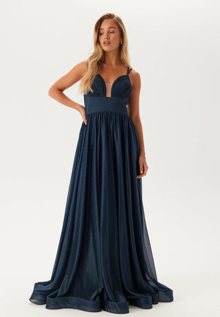 Sparkling Evening Dress With T