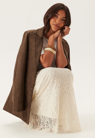 Faux Suede Jacket