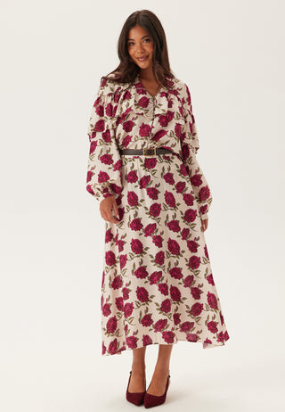 Printed Midi Skirt