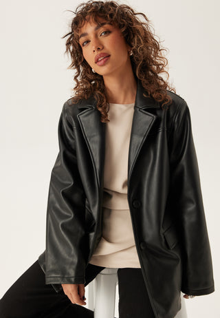 PU Blazer Jacket