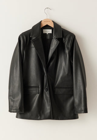 PU Blazer Jacket