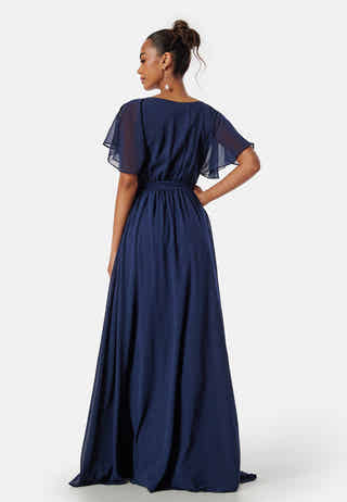 Flutter Chiffon Maxi Dress