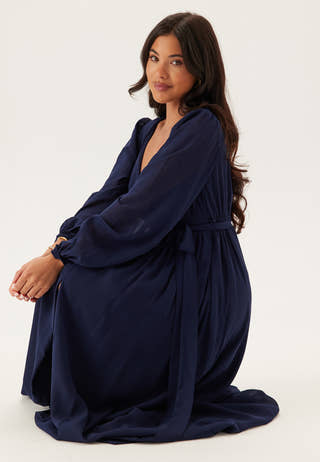 Long Sleeve Chiffon Dress