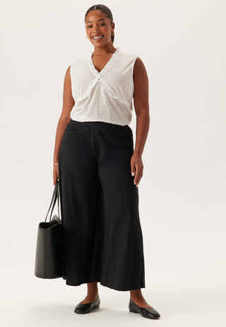Ankle Soft Wide Leg Pants