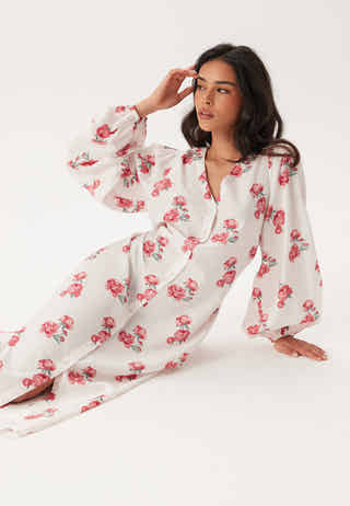 Balloon Sleeve Dress