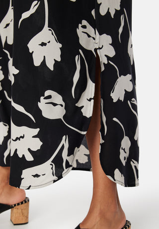 V-neck Raglan Viscose Dress