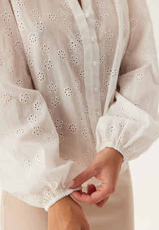 Broderie Anglaise Blouse