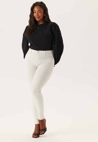 Broderie Anglaise Sleeve Top