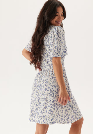 Butterfly Sleeve Short Dress