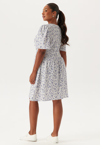 Butterfly Sleeve Short Dress