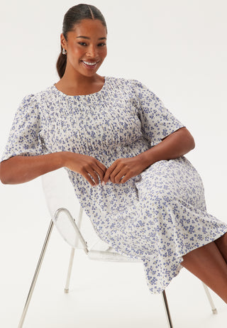 Butterfly Sleeve Short Dress