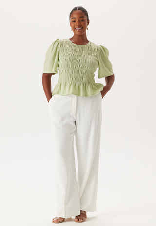 Butterfly Sleeve Smock Top