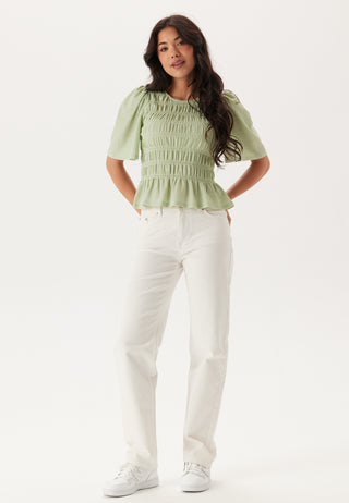 Butterfly Sleeve Smock Top
