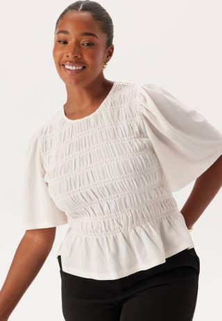 Butterfly Sleeve Smock Top