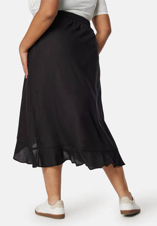 Front Wrap Viscose Skirt