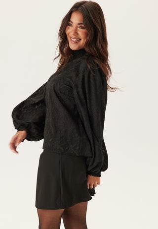 Jacquard Smock Blouse