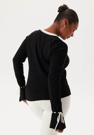Knitted Bow Sweater