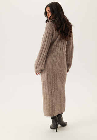 Knitted Cardigan Dress