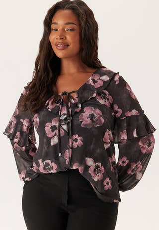Mesh Frill Top