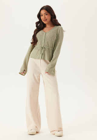 Peplum Lace Cardigan