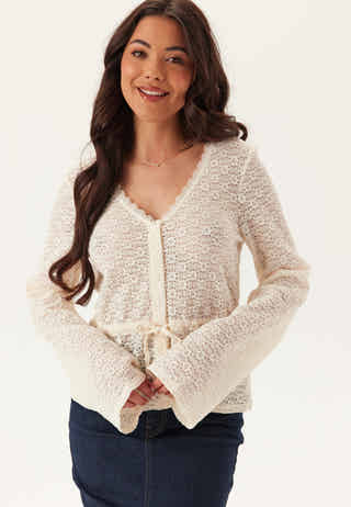 Peplum Lace Cardigan