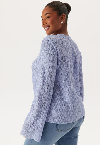 Trumpet Sleeve Lace Cardigan