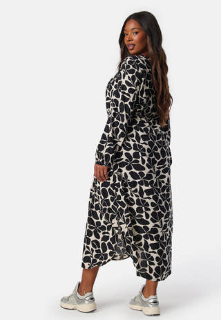 V-neck Viscose Dress