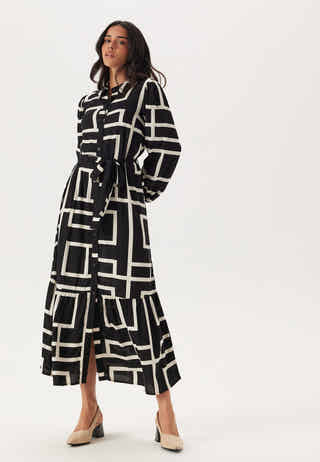 Viscose Long Sleeve Dress